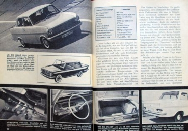 Preview: "Hobby - Das Magazin der Technik" 1962 Opel Kadett Technik-Magazin (6226)